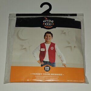 Target Team Member Halloween Costume Child OSFM One Size Red Vest Hyde & Eek